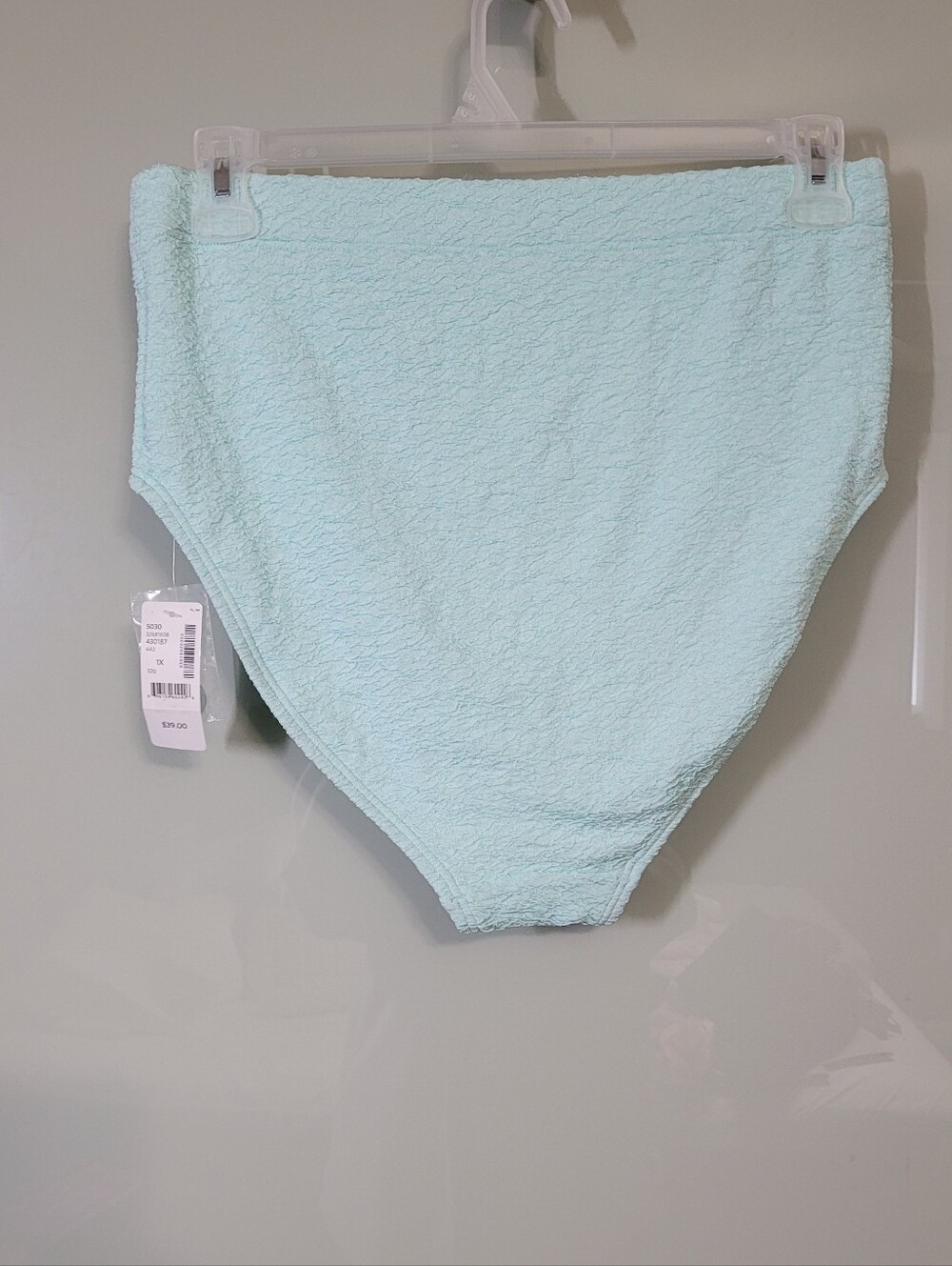 NWT Addition Elle High-Waist Button Detail Bikini Bottoms - Picture 2 of 10